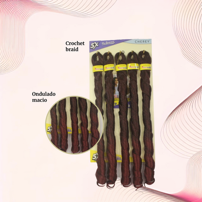 Cabelo para trança French Curl 400 g Braid Cherey