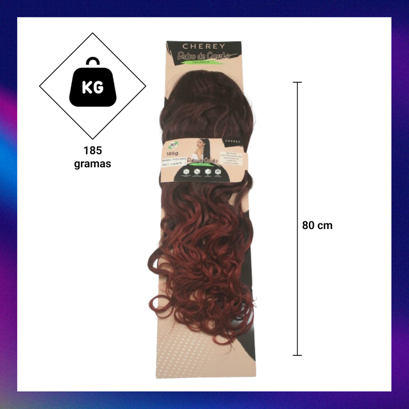 Cabelo Bio Orgânica Podo Wave Rabo de Cavalo 185g