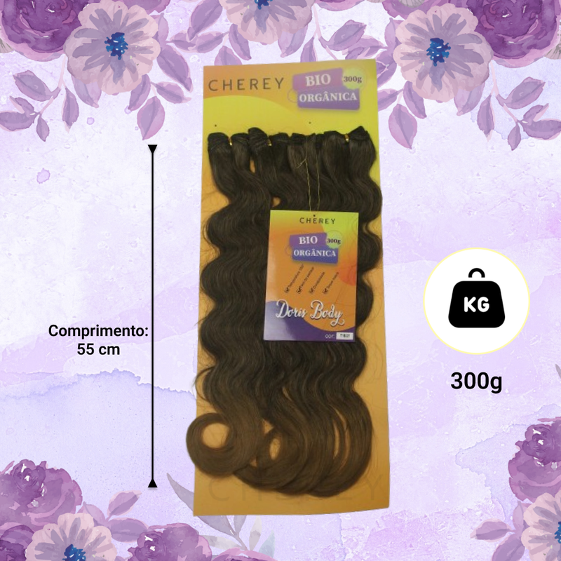 CABELO BIO ORGÂNICO DORIS 55CM 300G ENTRELACE