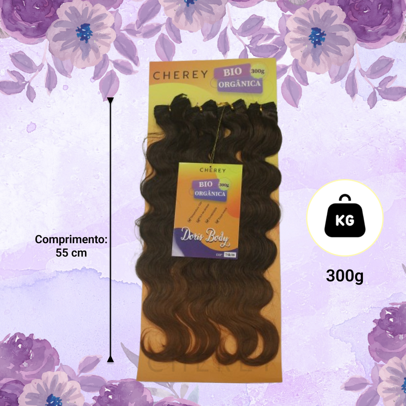 CABELO BIO ORGÂNICO DORIS 55CM 300G ENTRELACE