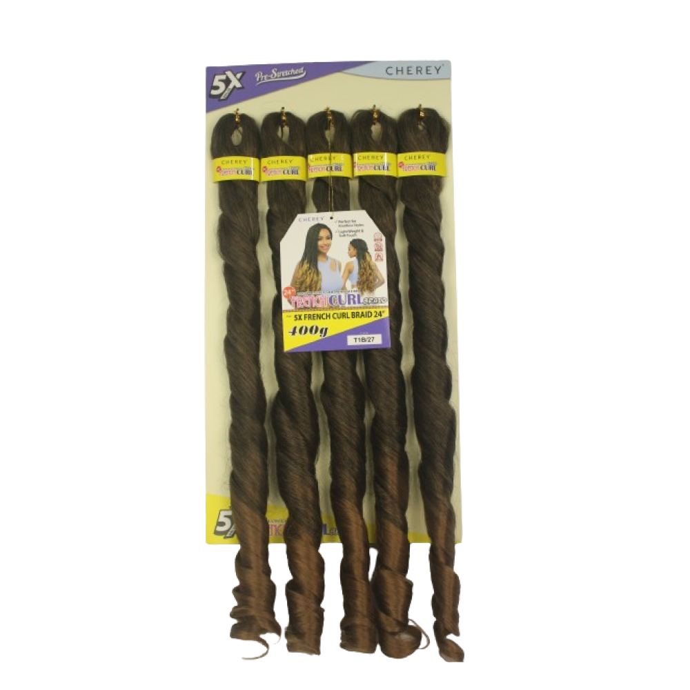 Cabelo para trança French Curl 400 g Braid Cherey