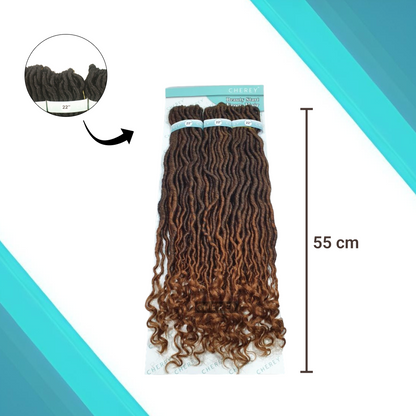 Cabelo Goddess Curl Fibra Sintética 260g