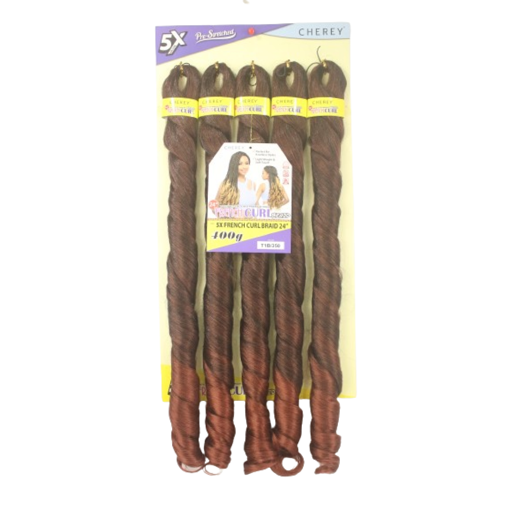 Cabelo para trança French Curl 400 g Braid Cherey