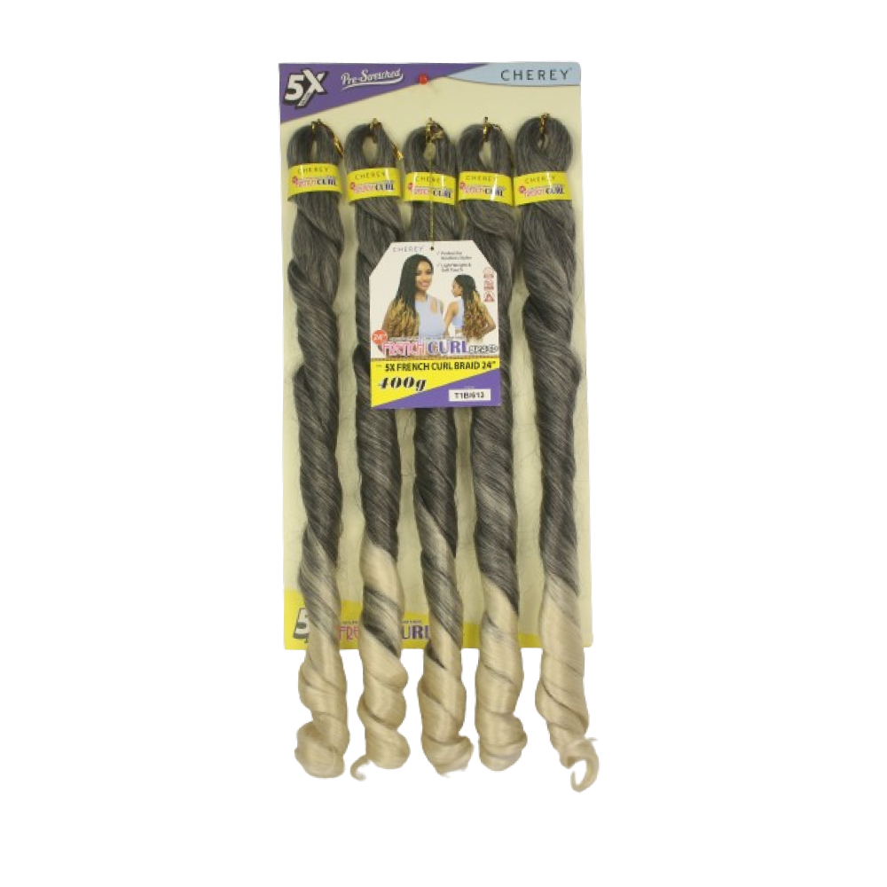 Cabelo para trança French Curl 400 g Braid Cherey