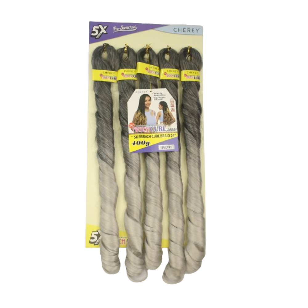Cabelo para trança French Curl 400 g Braid Cherey