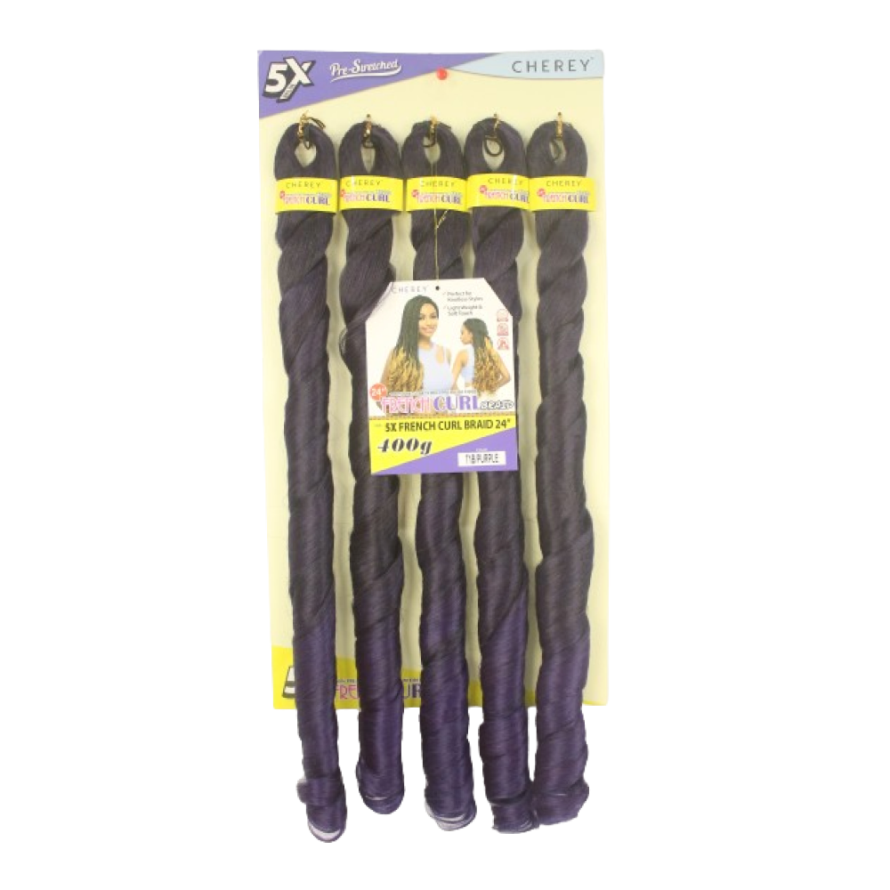 Cabelo para trança French Curl 400 g Braid Cherey