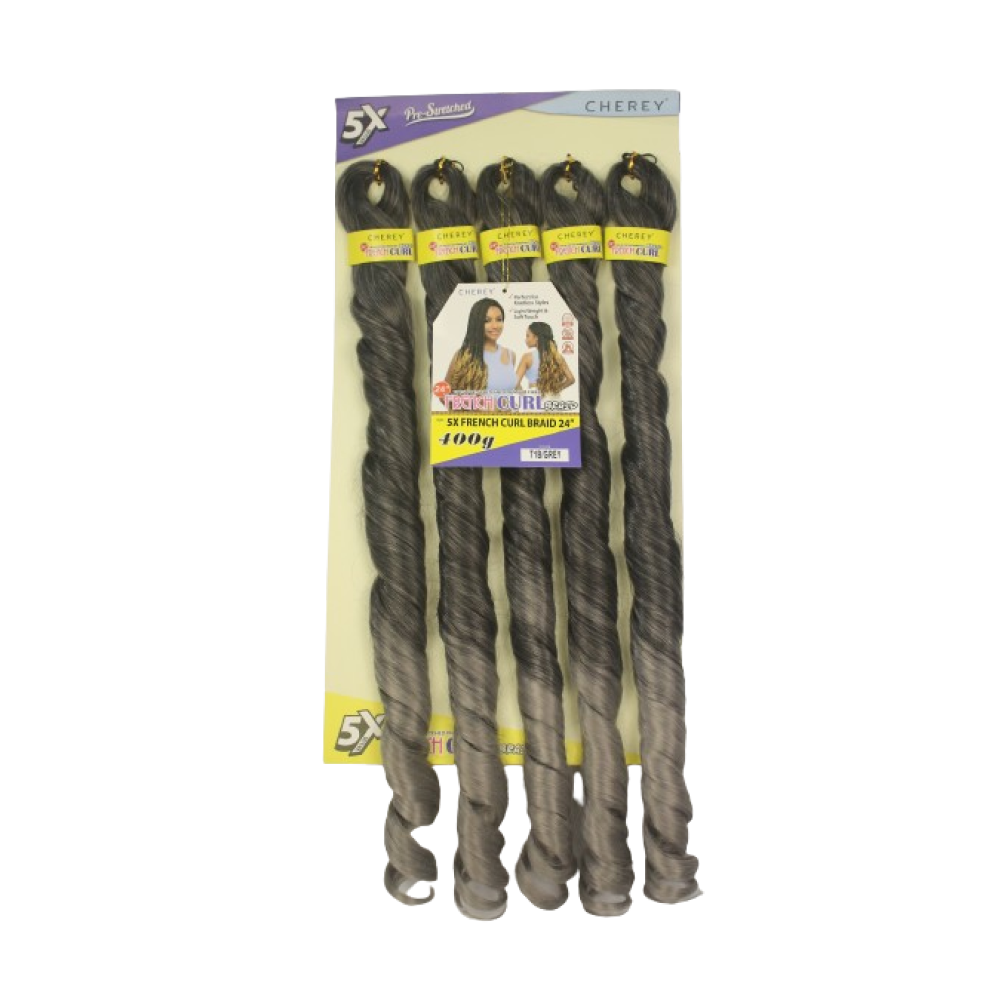 Cabelo para trança French Curl 400 g Braid Cherey