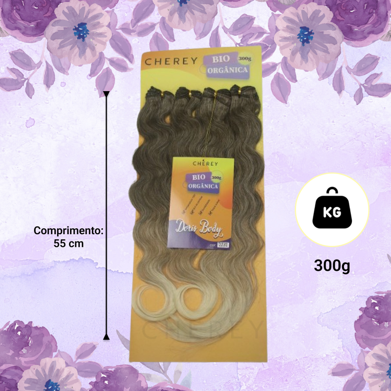 CABELO BIO ORGÂNICO DORIS 55CM 300G ENTRELACE
