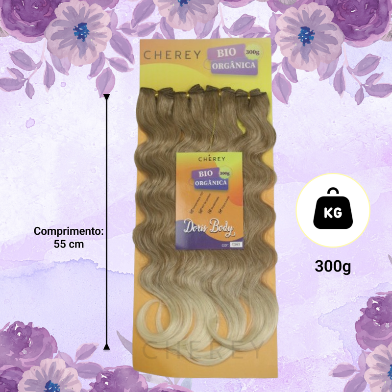 CABELO BIO ORGÂNICO DORIS 55CM 300G ENTRELACE