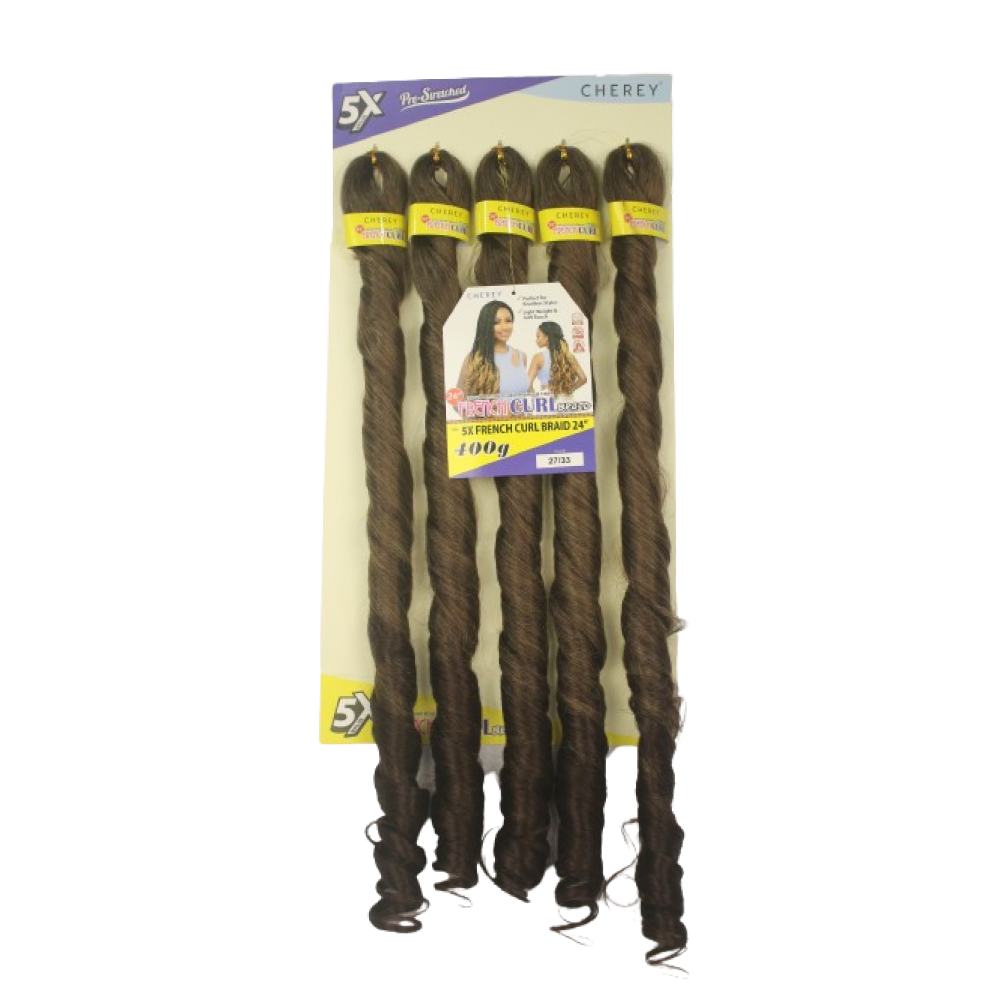 Cabelo para trança French Curl 400 g Braid Cherey