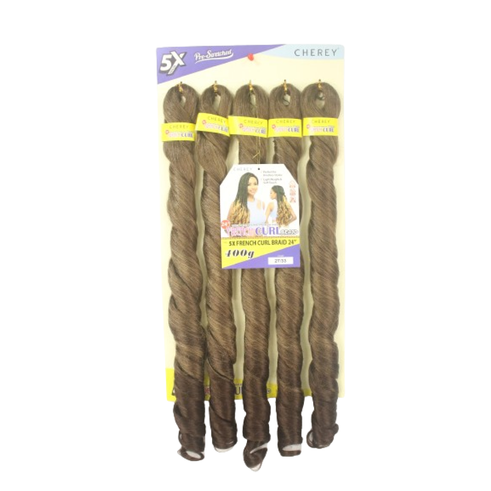 Cabelo para trança French Curl 400 g Braid Cherey