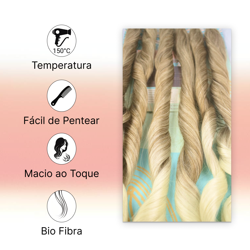 Cabelo Bio Orgânico 6x Perla 300g Para Entrelace