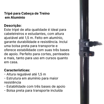 Tripé para cabeça de Treino Alumínio