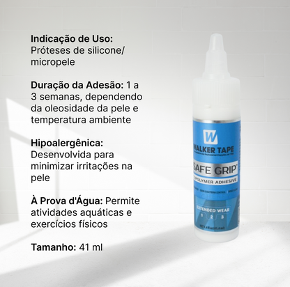Cola Branca Safe Grip Para Prótese Capilar 41ml Walker Tape