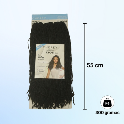 CABELO DREAD FAUX LOCS ZION 300G 55 CM