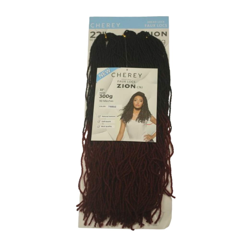 Rastas postizas Zion Hair 300 g 55 cm