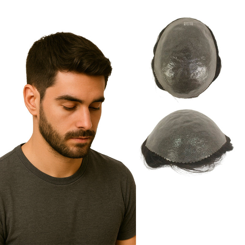 MALE HAIR PROSTHESIS KNOT - GUSTAVO MICROPELE BASE - (15X20)