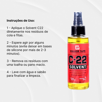 Removedor P/prótese Capilar C-22 118ml-walker Tape unidade