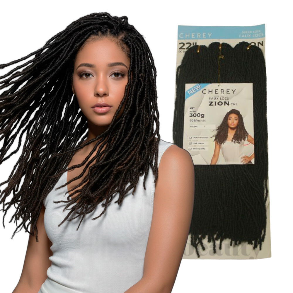 Rastas postizas Zion Hair 300 g 55 cm