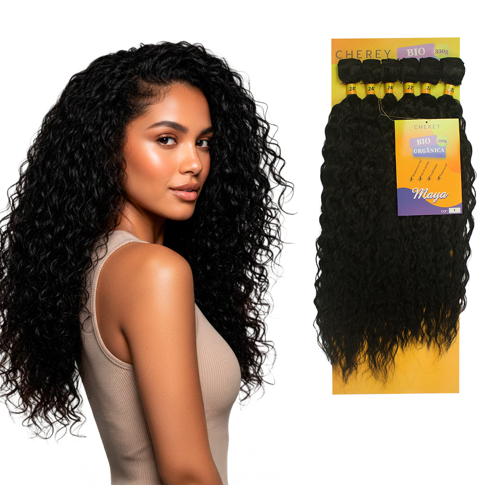 CABELO BIO ORGÂNICO MAYA CURLY 300G