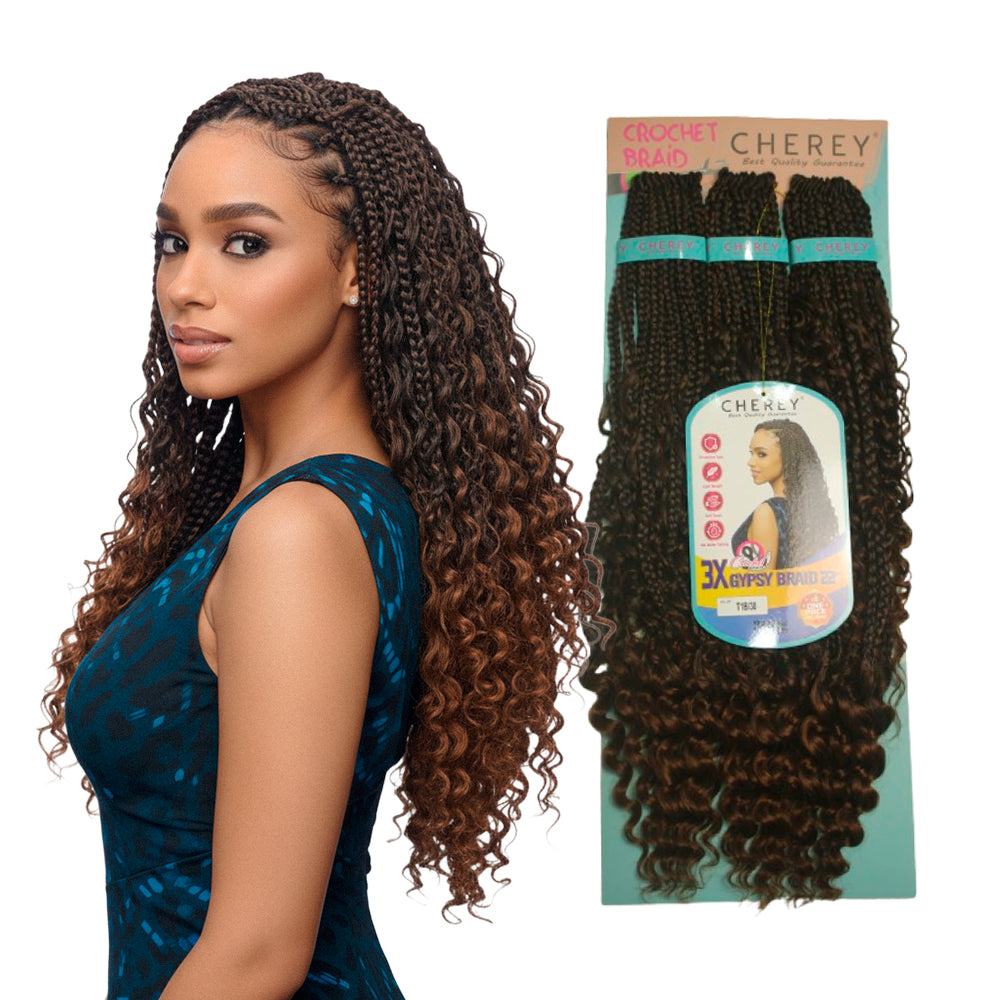 Aplique Gypsy 3x Cabelo Boho Box 300g Crochet Braid
