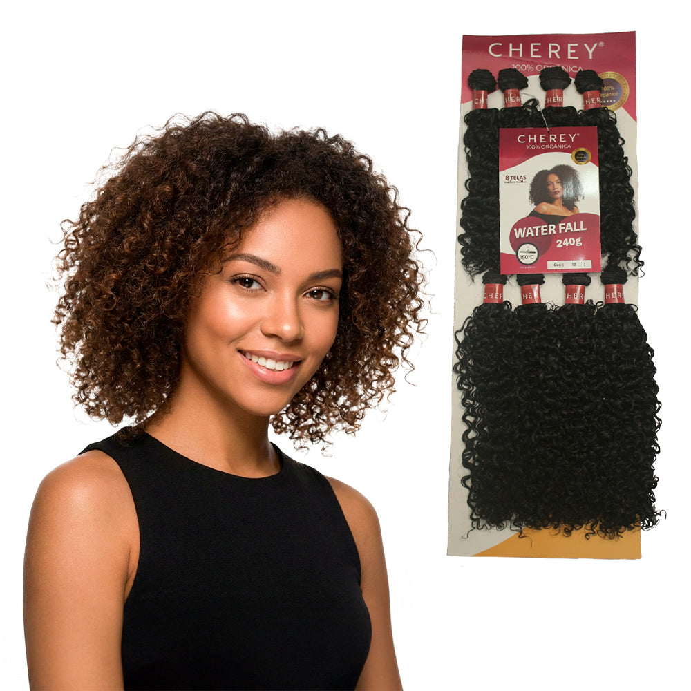 Cabelo Orgânico Cacheado Water Fall 240G entrelace