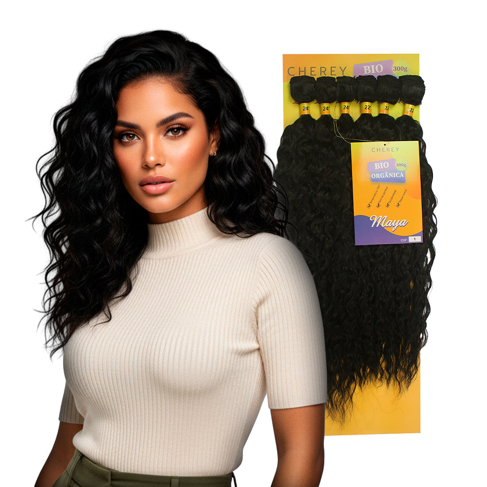 CABELO BIO ORGÂNICO MAYA CURLY 300G