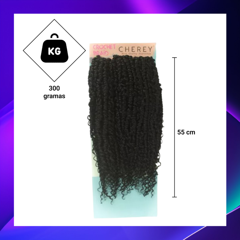 Aplique Cabelo 3x Boho Passion 55cm 300g Crochet Braid