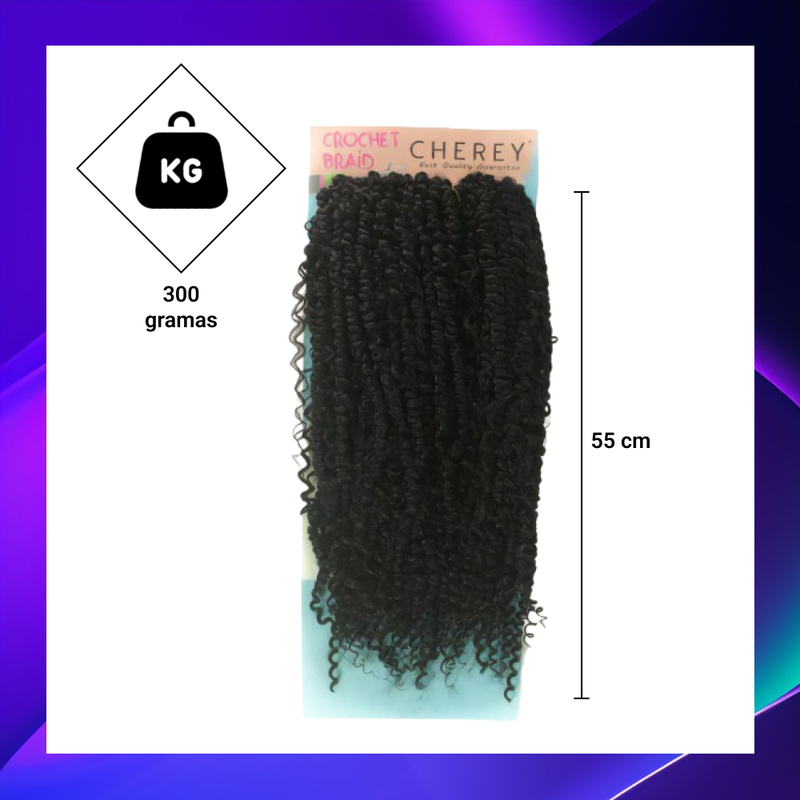 Aplique Cabelo 3x Boho Passion 55cm 300g Crochet Braid