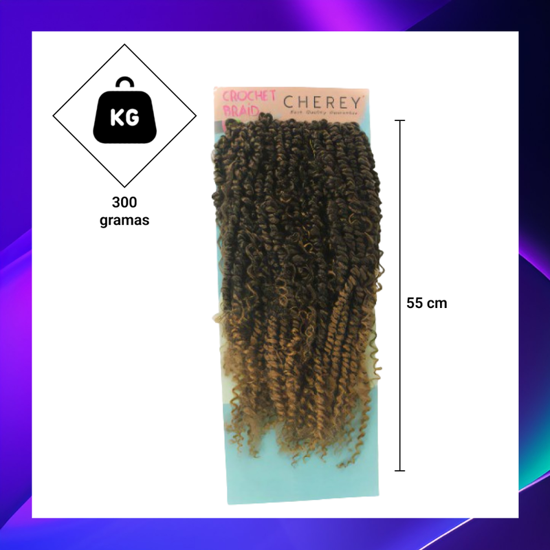 Aplique Cabelo 3x Boho Passion 55cm 300g Crochet Braid