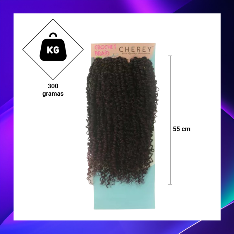 Aplique Cabelo 3x Boho Passion 55cm 300g Crochet Braid