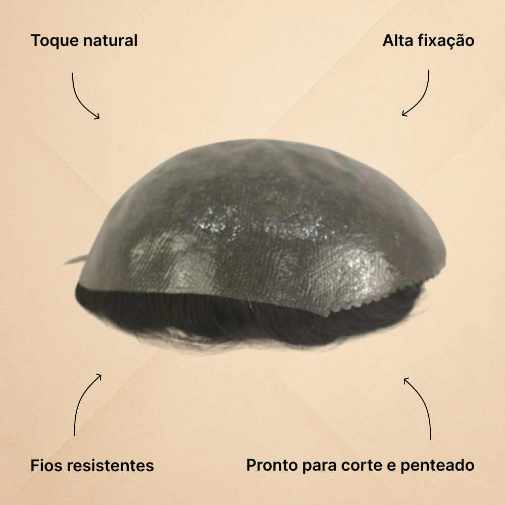 MALE HAIR PROSTHESIS KNOT - GUSTAVO MICROPELE BASE - (15X23)