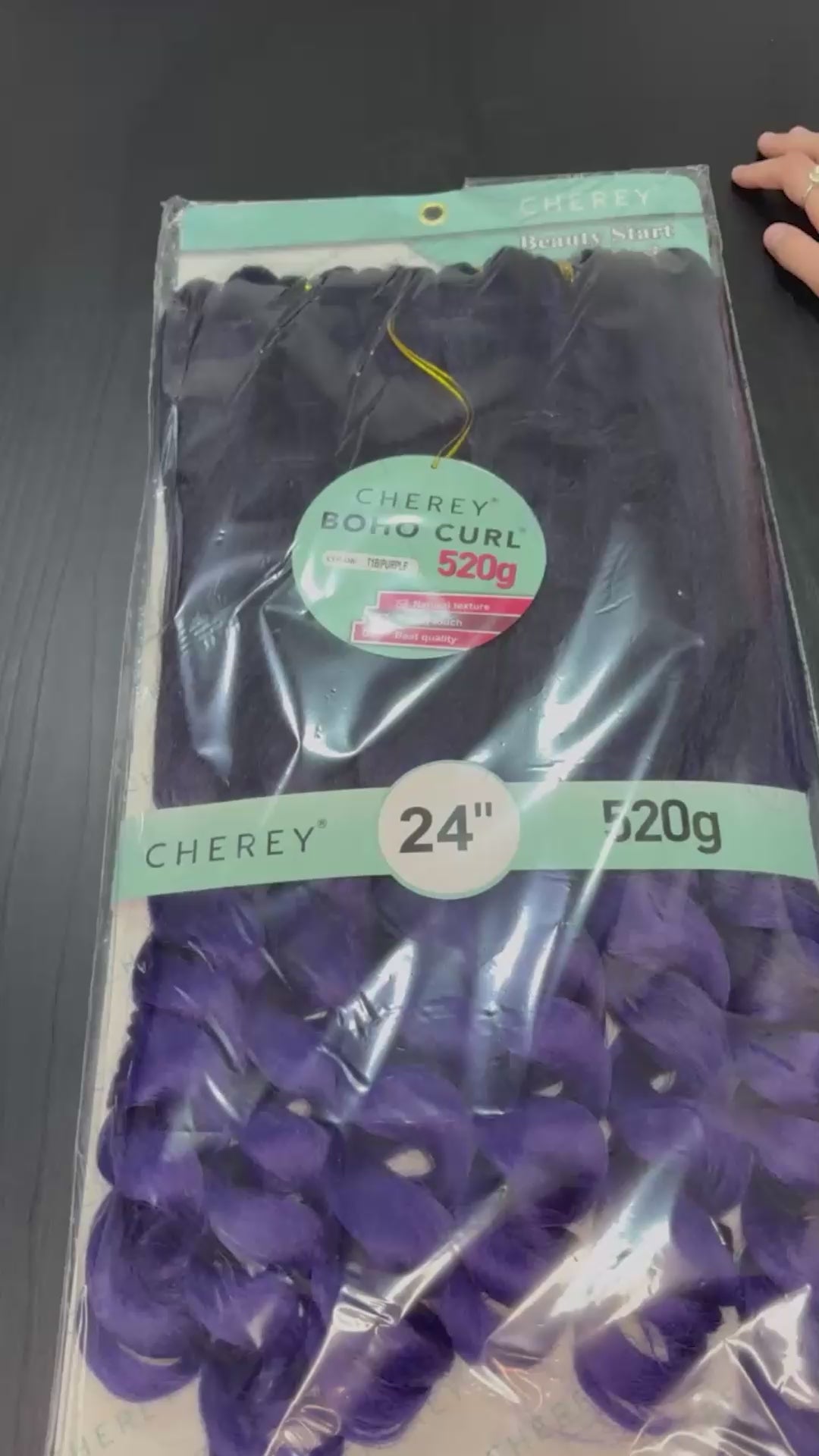 Cabelo Boho Curl Fibra Premium 400g