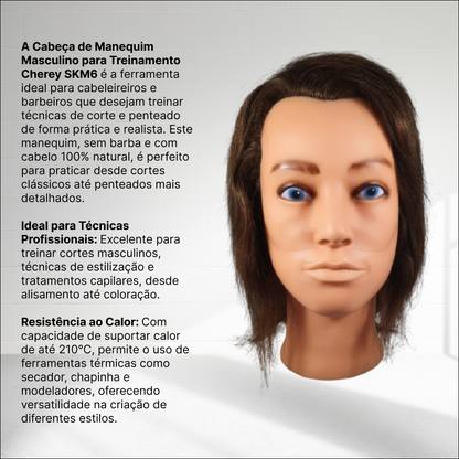Manequim Natural  Masculino  S/barba