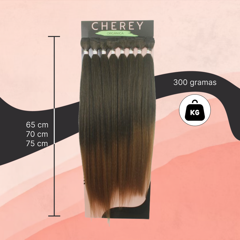 Cabelo Yaki Fibra Organica Lisa para Entrelace 300g 65-70-75