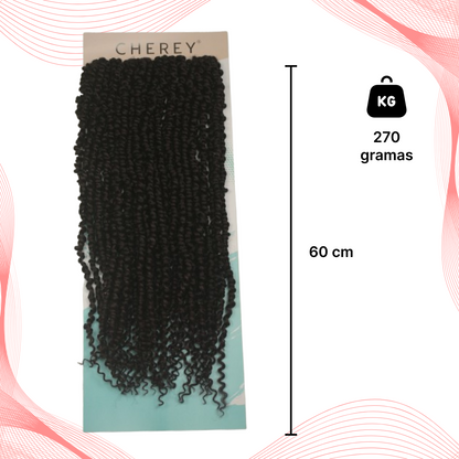Cabelo Cacheado Passion Twist Crochet 270gr 60cm