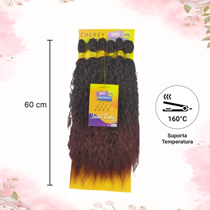 Isabel Curly Bio Fiber Hair 6x 300g For Interlacing