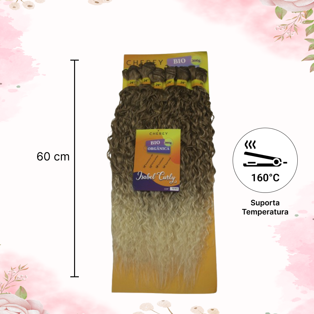 Isabel Curly Bio Fiber Hair 6x 300g For Interlacing