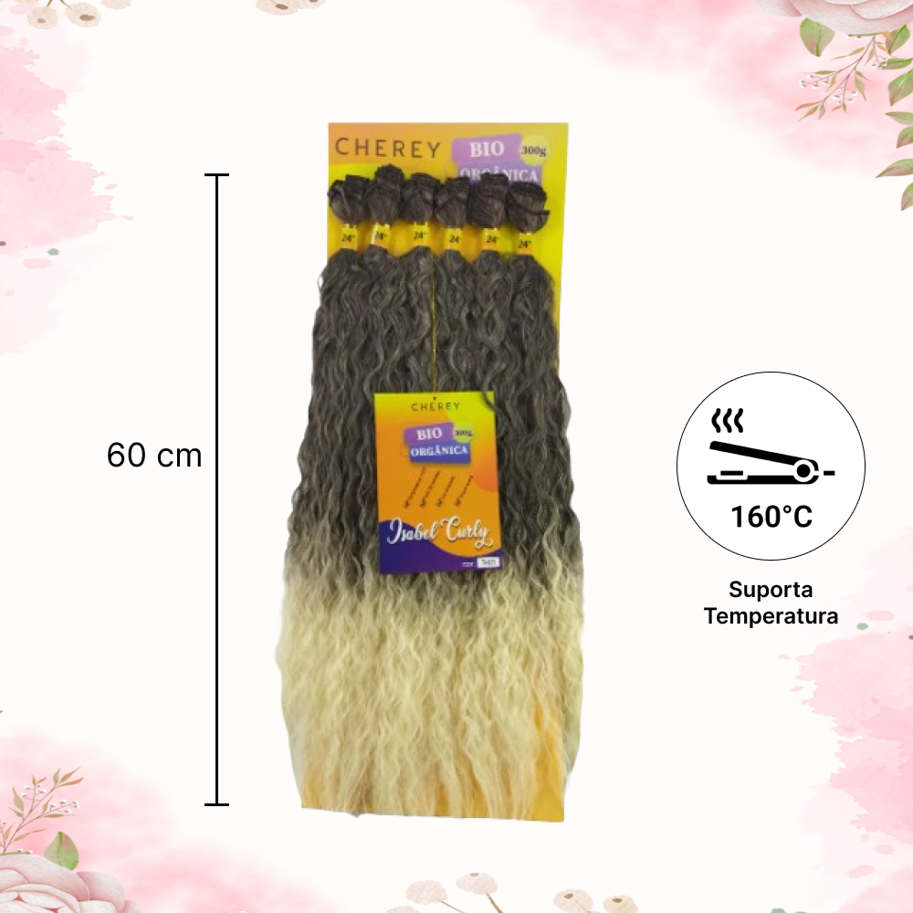 Isabel Curly Bio Fiber Hair 6x 300g For Interlacing