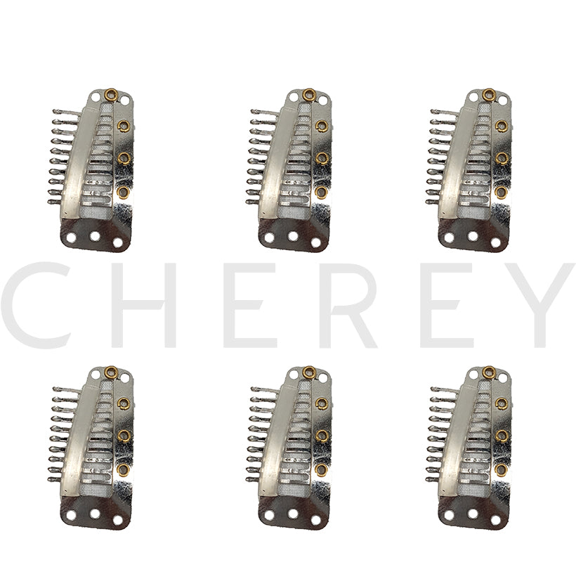 KIT 50 Tic Tac Hair Extension Clips AM-Nº1 #SILVER