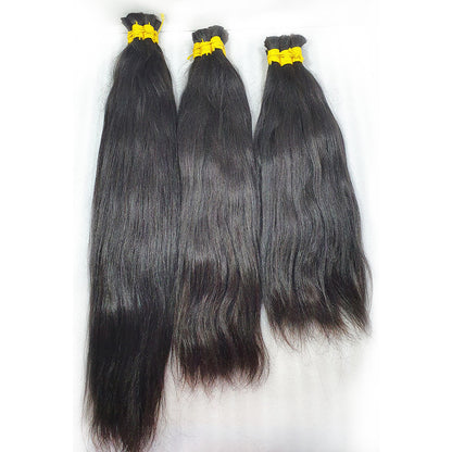 Cabelo Humano BRUTO 100gr 65cm castanho