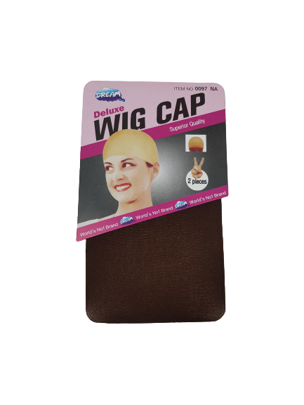 Kit com 5 - Touca Wig Cap Marrom pct c/2