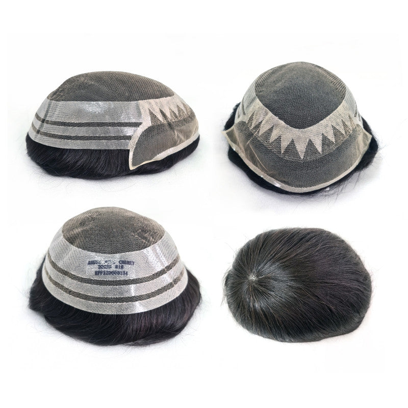 Hybrid Hair Prosthesis Model André with knot 20x25 D= 115%