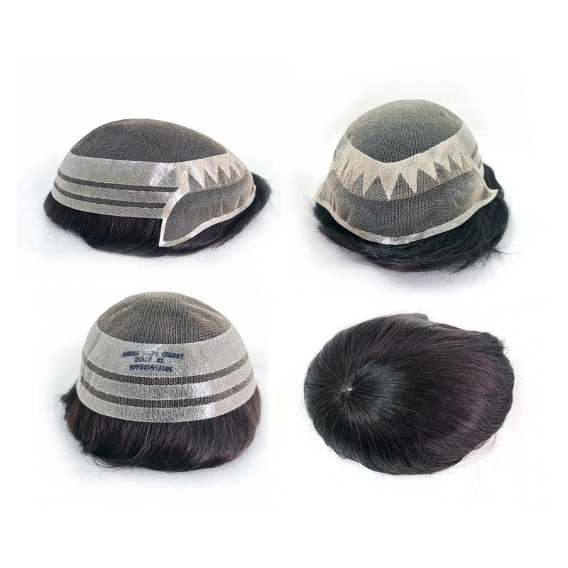 Hybrid Hair Prosthesis Model André with knot 20x25 D= 115%