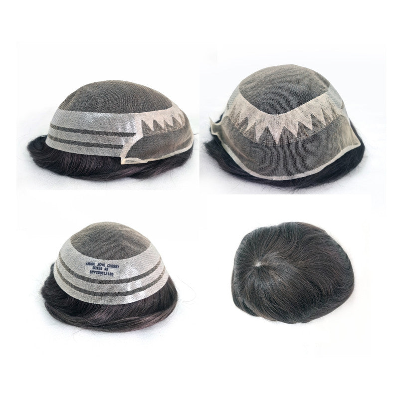 Hybrid Hair Prosthesis Model André with knot 20x25 D= 115%