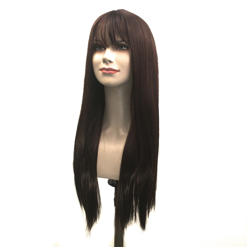 Angelica Long Straight Synthetic Wig