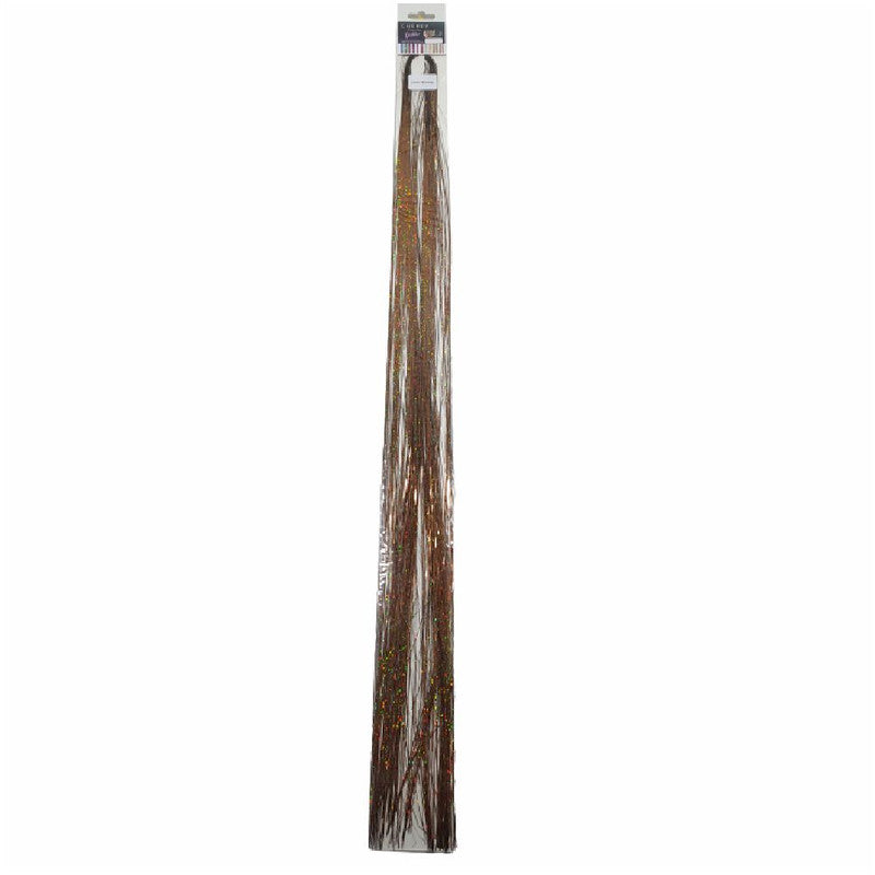 Aplique para cabelos Gliter 24 Colorido 1 Par
