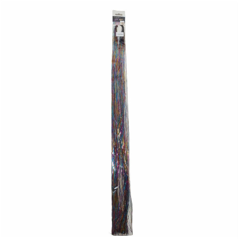 Aplique para cabelos Gliter 24 Colorido 1 Par