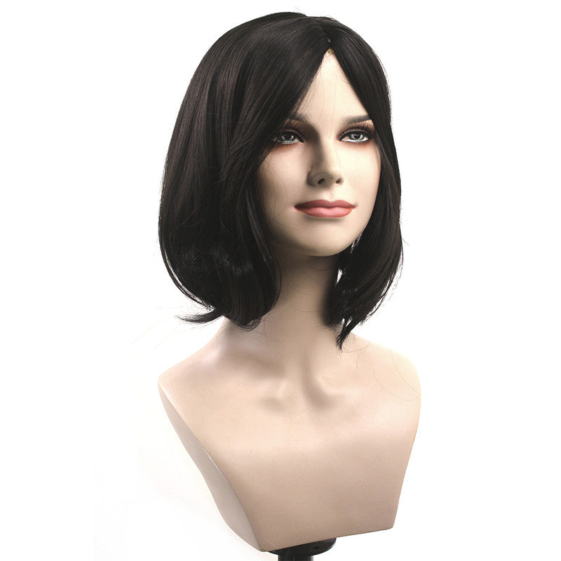 Short Straight Rose Synthetic Wig