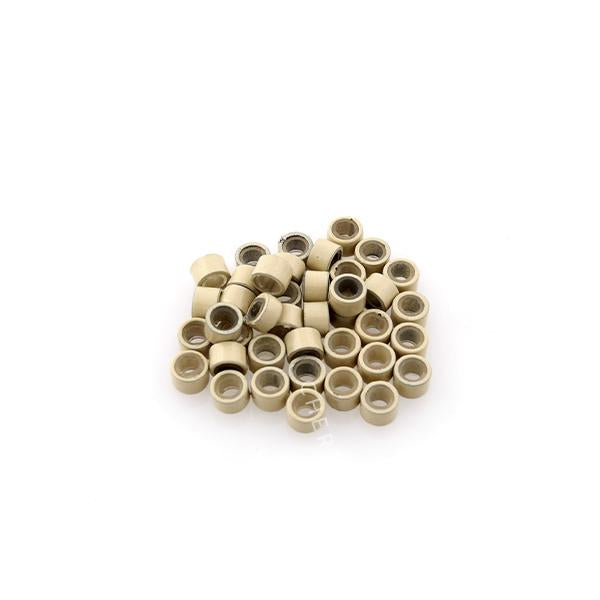 Argolinhas com Silicone 100PÇS #Creme